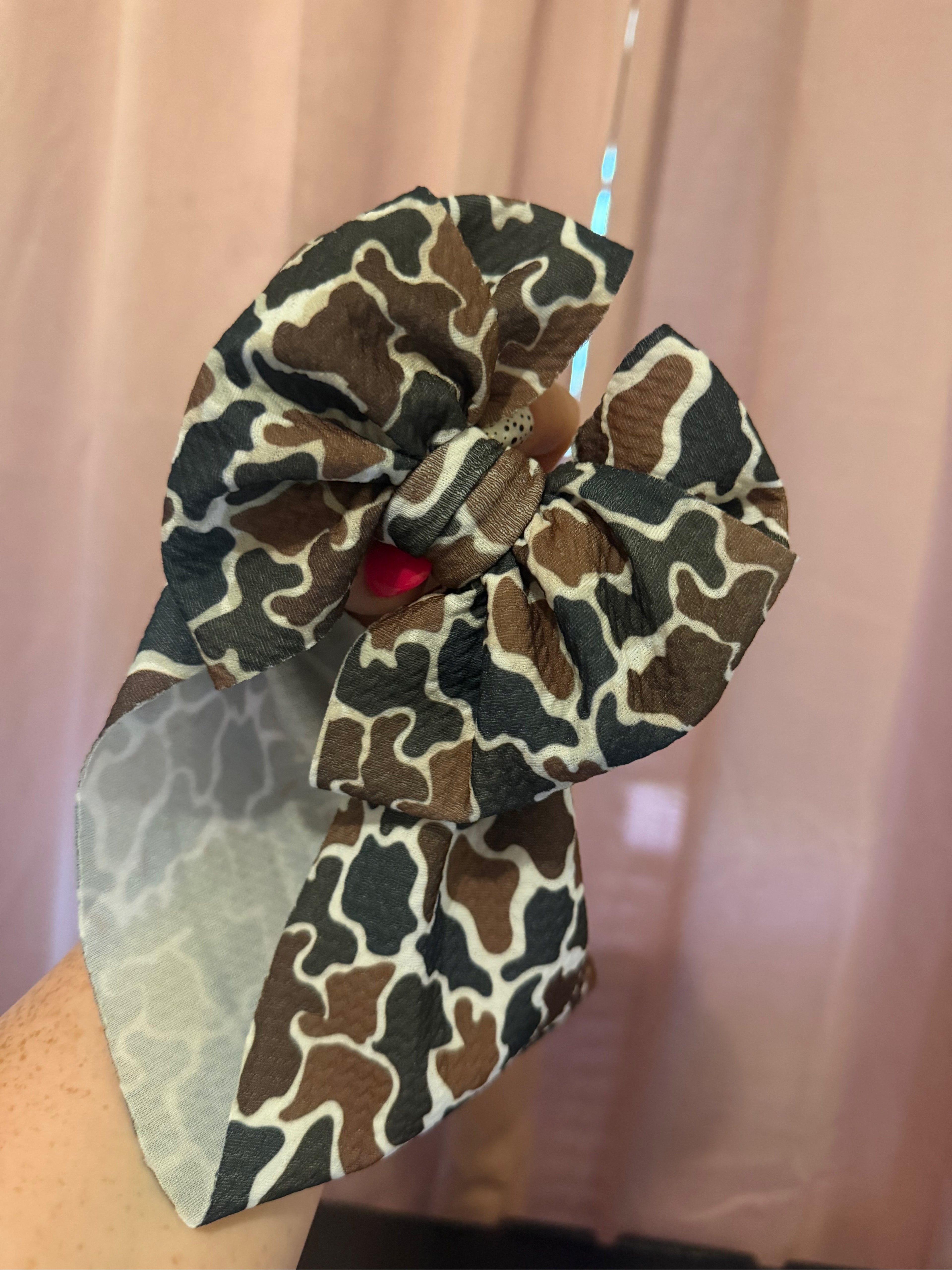 Camo messy wrap